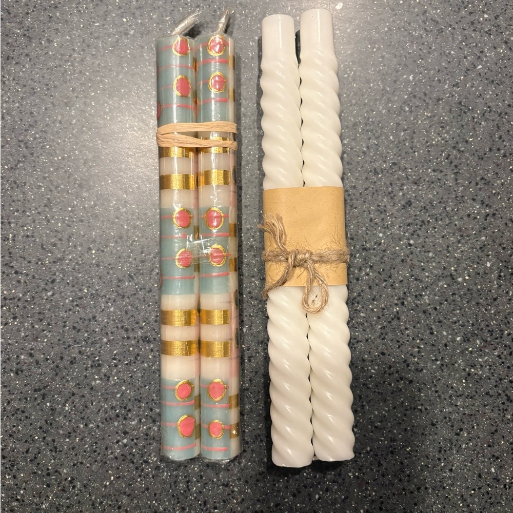 NWT 2 sets of Taper Candles